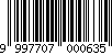 Barcode 999770700063