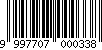 Barcode 999770700033