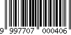 Barcode 999770700040