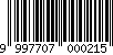 Barcode 999770700021