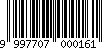 Barcode 999770700016