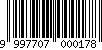 Barcode 999770700017